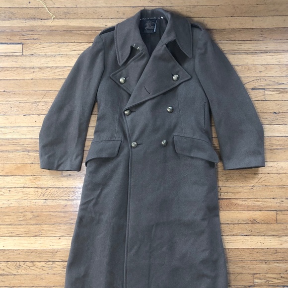 1940s Vtg Antique Burberry Great Coat